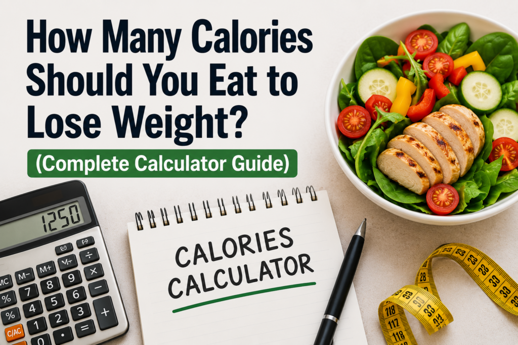 How many calories should you eat to lose weight calorie calculator guide